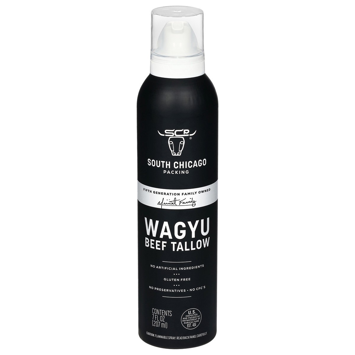 slide 1 of 13, South Chicago Packing Wagyu Beef Tallow Cooking Fat Spray 7 fl oz, 7 fl oz