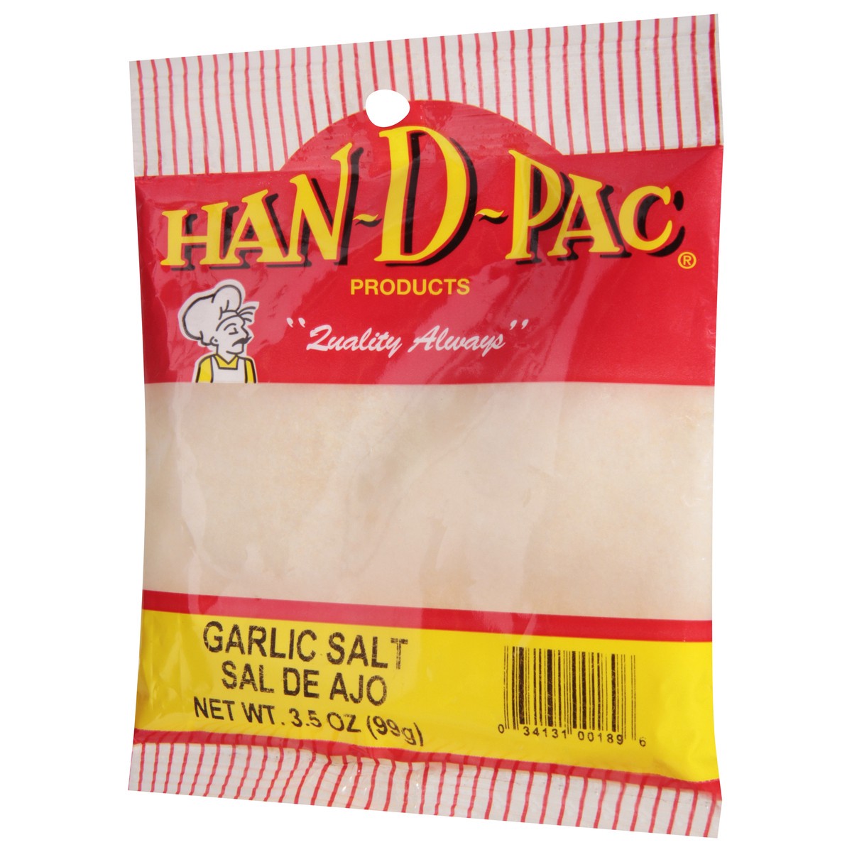 slide 9 of 11, Han-D-Pac Garlic Salt 3.5 oz, 3.5 oz