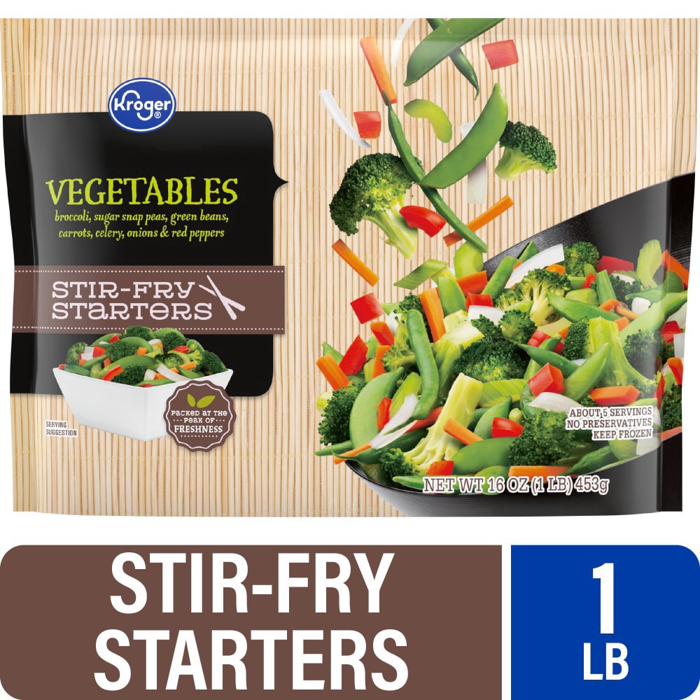 slide 1 of 4, Kroger® Stir Fry Starters Frozen Vegetables, 16 oz