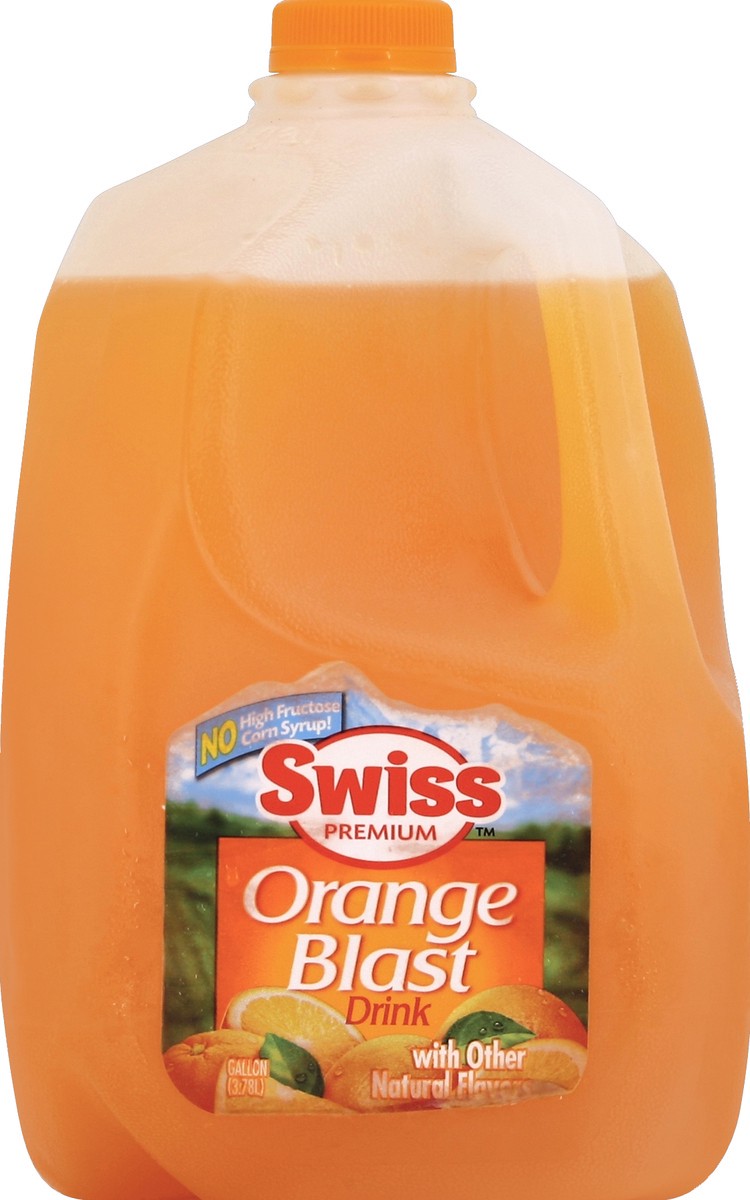 slide 4 of 4, Swiss Premium Orange Blast - 1 gal, 1 gal