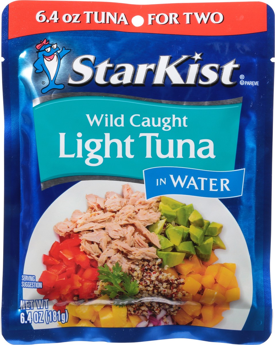 slide 6 of 9, StarKist Chunk Light Tuna in Water Pouch - 6.4oz, 6.4 oz
