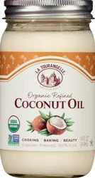 La Tourangelle Refined Organic Coconut Oil 14 oz