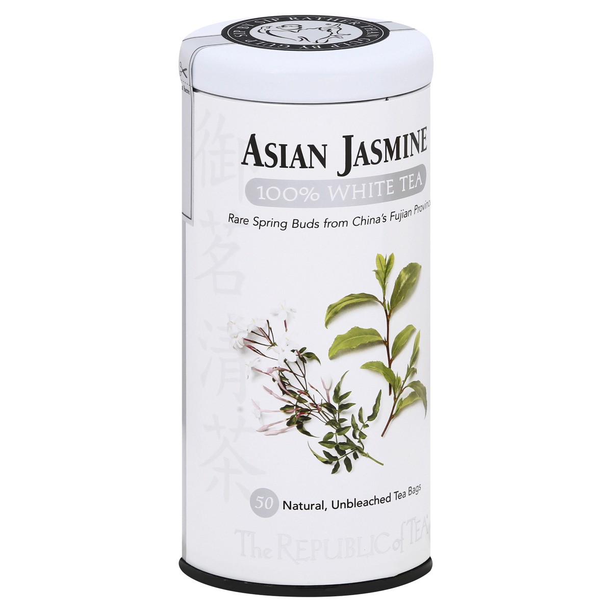 slide 5 of 12, The Republic of Tea Bags Asian Jasmine 100% White Tea - 50 ct, 50 ct