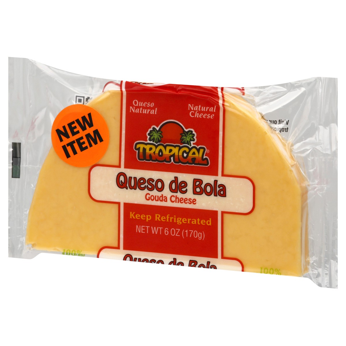 slide 2 of 13, Tropical Queso de Bola Gouda Cheese 6 oz, 6 oz
