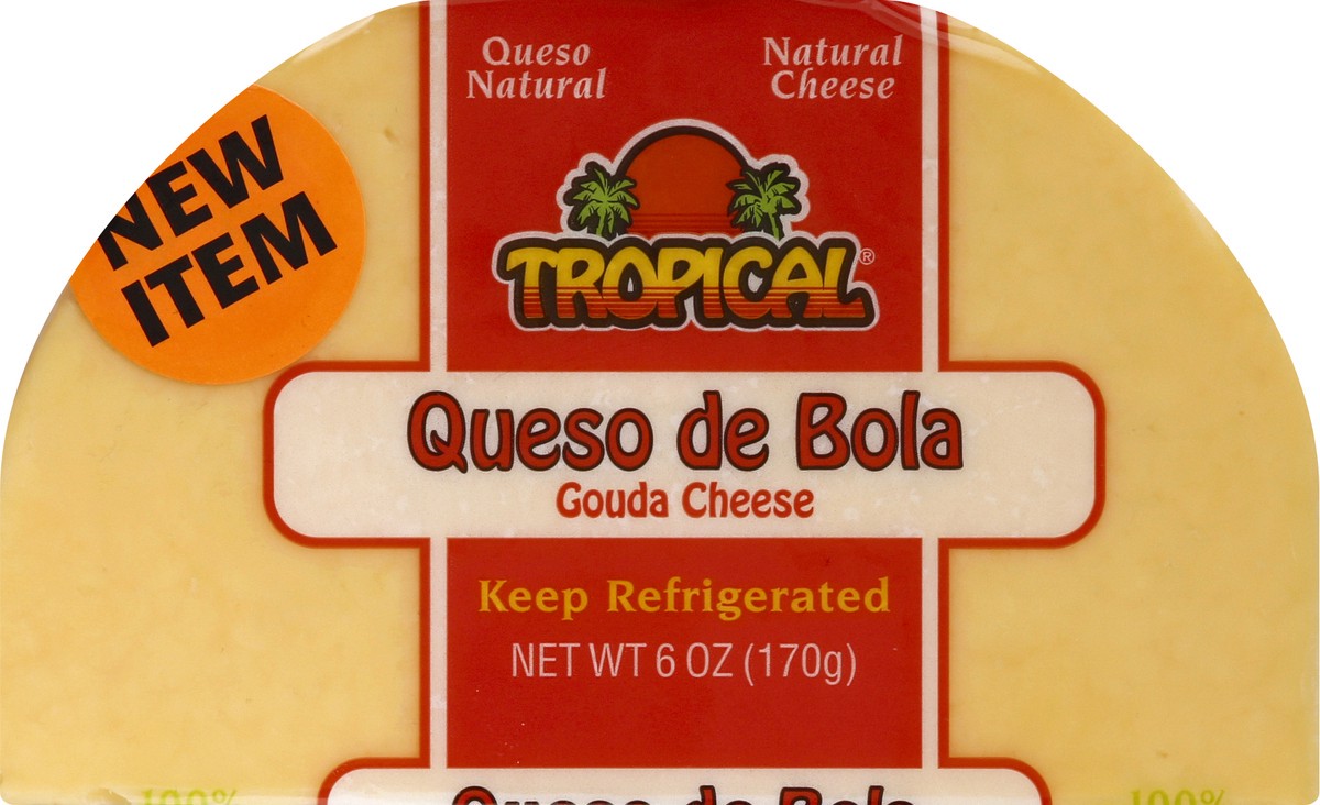 slide 10 of 13, Tropical Queso de Bola Gouda Cheese 6 oz, 6 oz