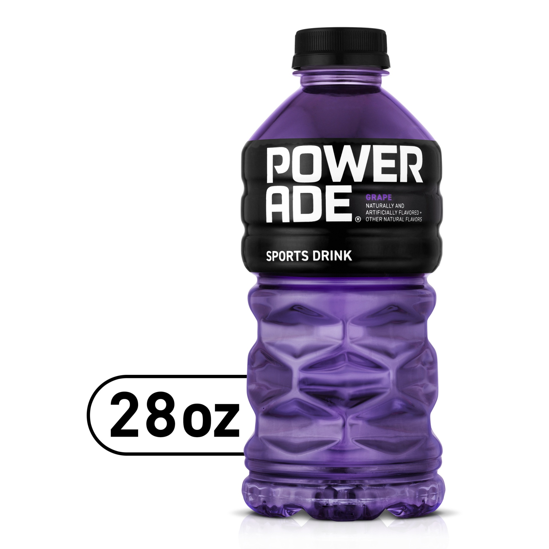 slide 1 of 12, Powerade Grape Sports Drink, 28 fl oz
