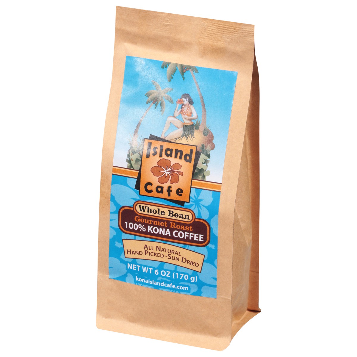 slide 2 of 9, Island Cafe Whole Bean Gourmet Roast 100% Kona Coffee - 6 oz, 6 oz