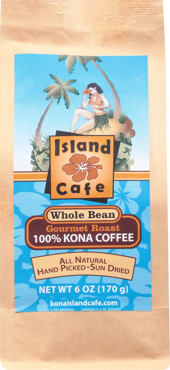 slide 9 of 9, Island Cafe Whole Bean Gourmet Roast 100% Kona Coffee - 6 oz, 6 oz