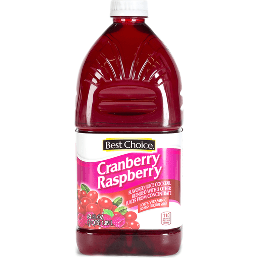 slide 1 of 1, Best Choice 15% Cranberry Raspberry Cocktail - 64 oz, 64 oz