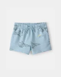 Carters Baby Boy Helicopter French Terry Shorts - Blue Blue 18M