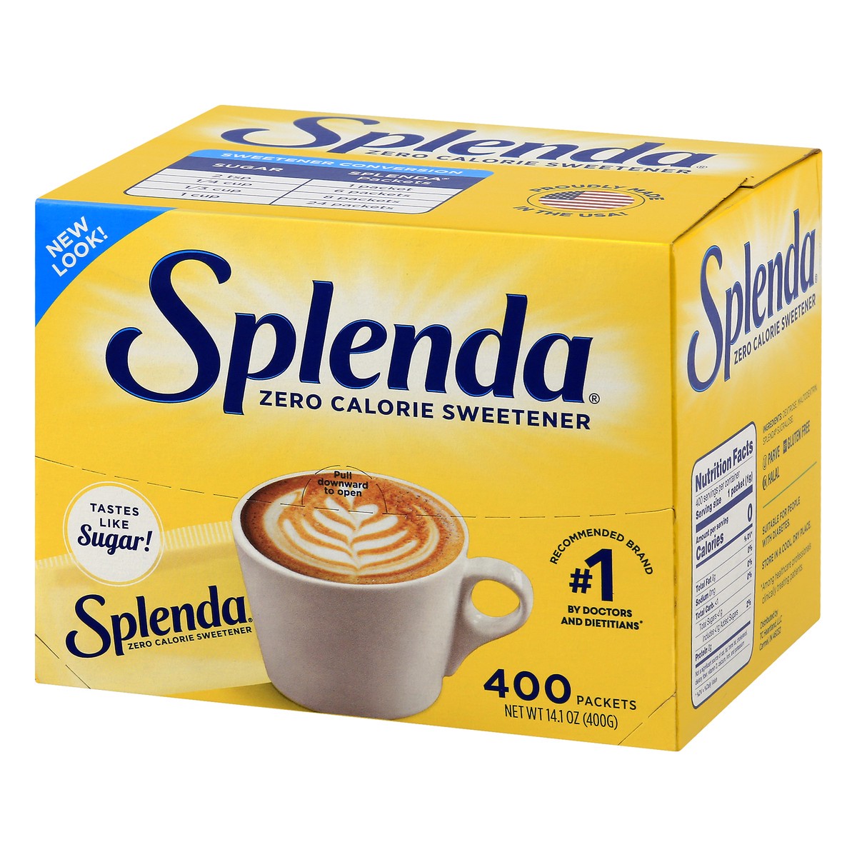 slide 9 of 9, Splenda Zero Calorie Sweetener 400 ea, 400 ct