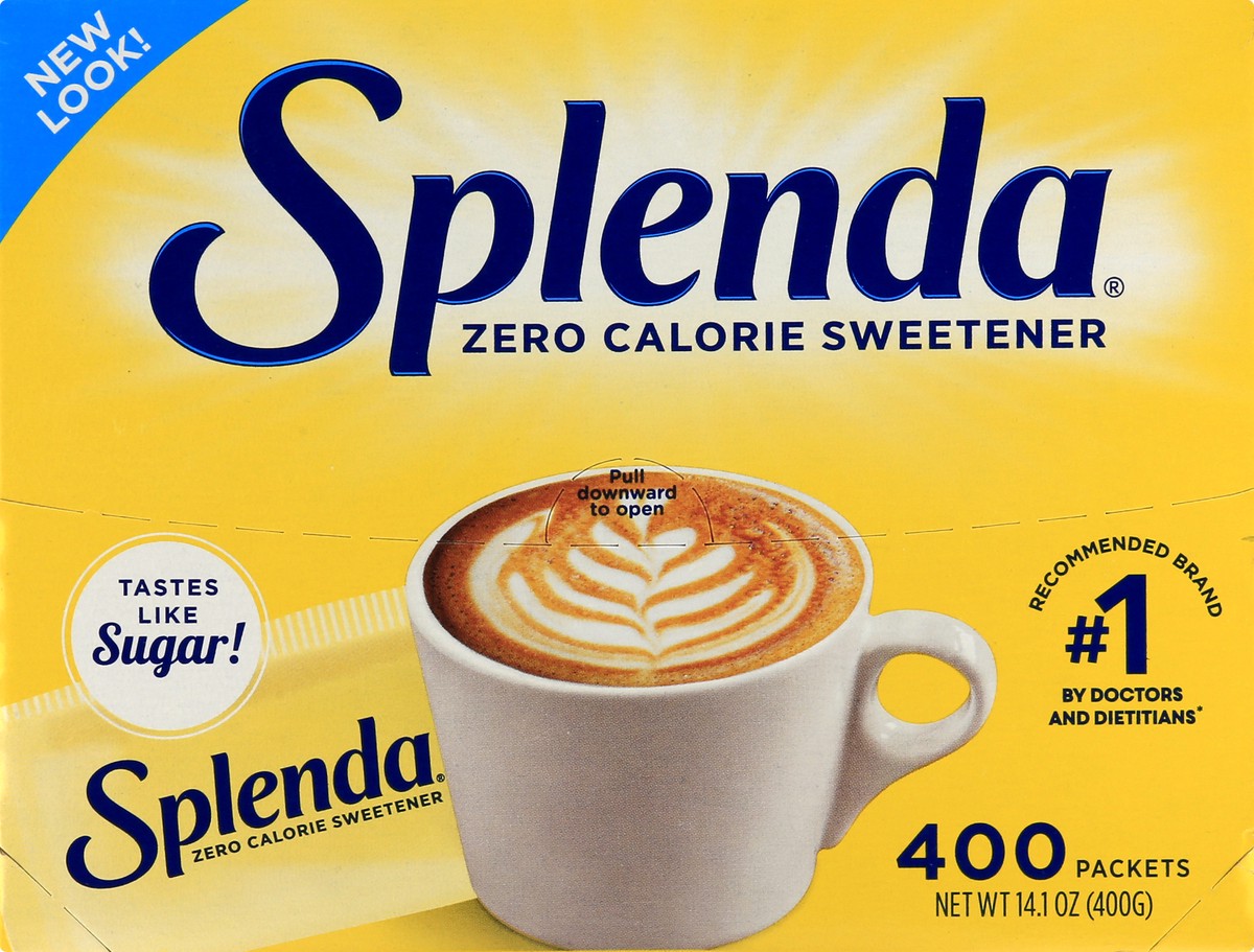 slide 3 of 9, Splenda Zero Calorie Sweetener 400 ea, 400 ct