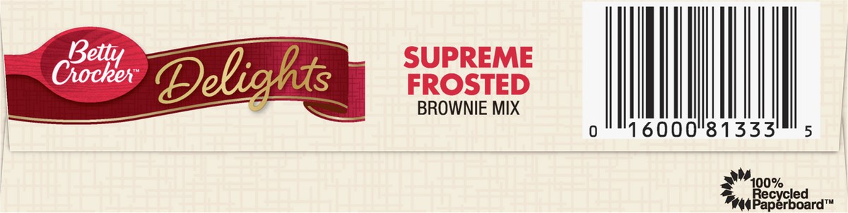 slide 4 of 9, Betty Crocker Delights Supreme Frosted Brownie Mix, 19.1 oz., 19.1 oz