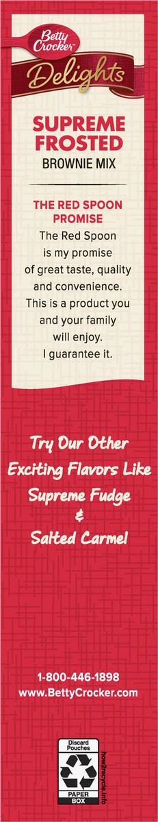slide 7 of 9, Betty Crocker Delights Supreme Frosted Brownie Mix, 19.1 oz., 19.1 oz