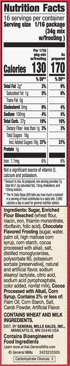 slide 9 of 9, Betty Crocker Delights Supreme Frosted Brownie Mix, 19.1 oz., 19.1 oz