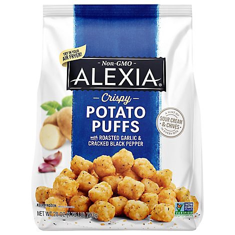 slide 1 of 1, Alexia Puffs Potato Crispy Seasoned - 28 Oz, 28 oz