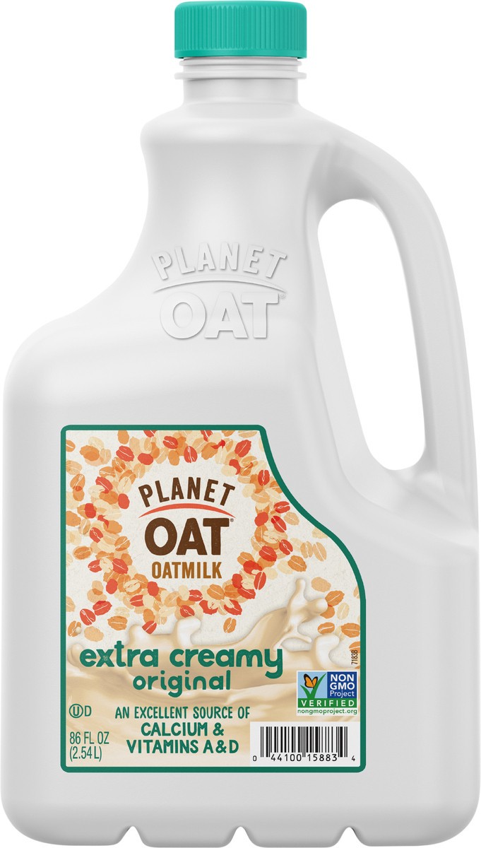 slide 7 of 9, Planet Oat Extra Creamy Oatmilk, 86 oz, 86 fl oz