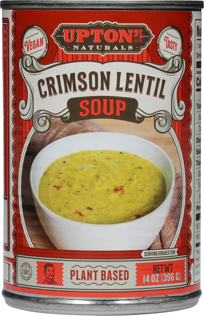 slide 9 of 14, Upton's Naturals Plant Based Crimson Lentil Soup - 14 oz, 14 oz
