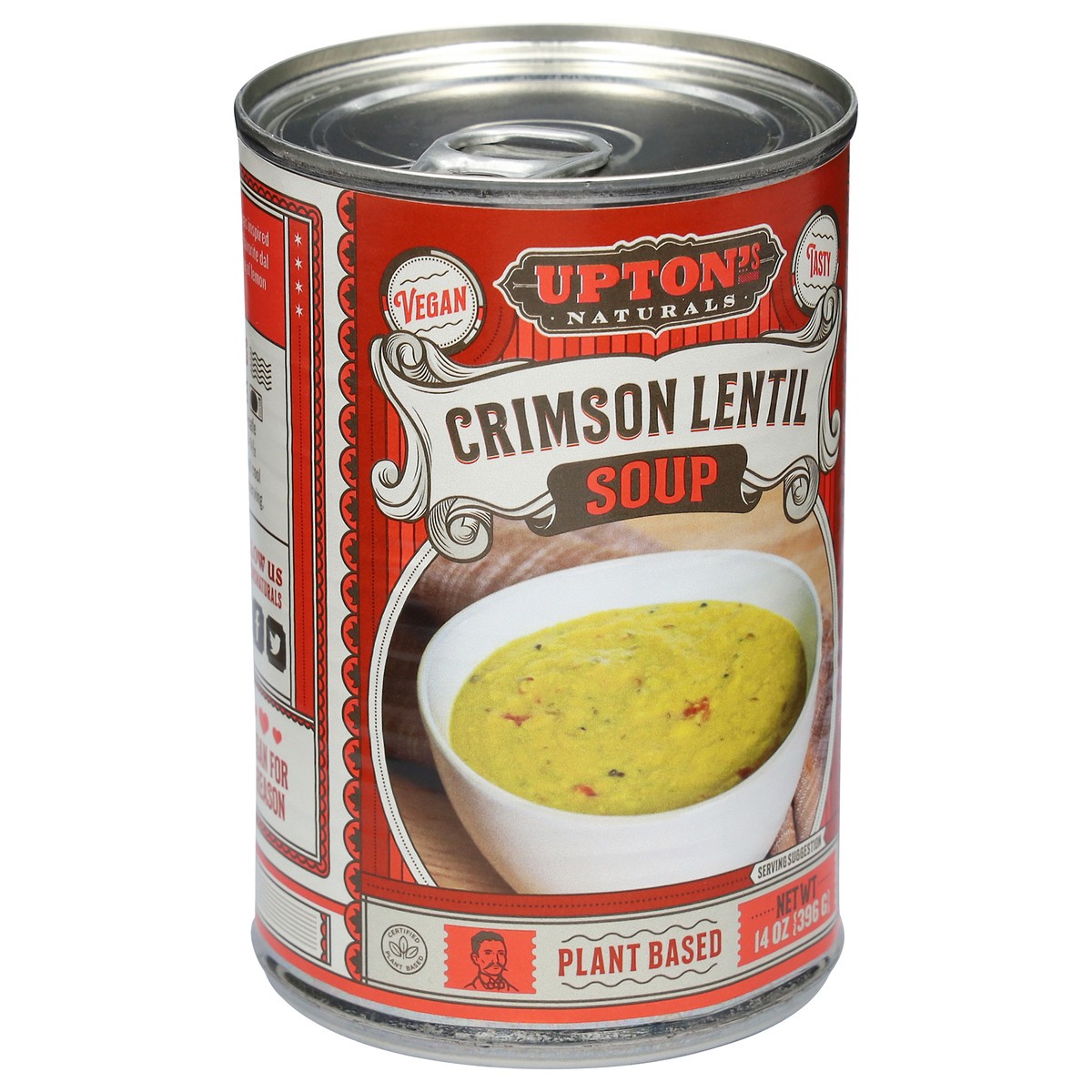 slide 5 of 14, Upton's Naturals Plant Based Crimson Lentil Soup - 14 oz, 14 oz