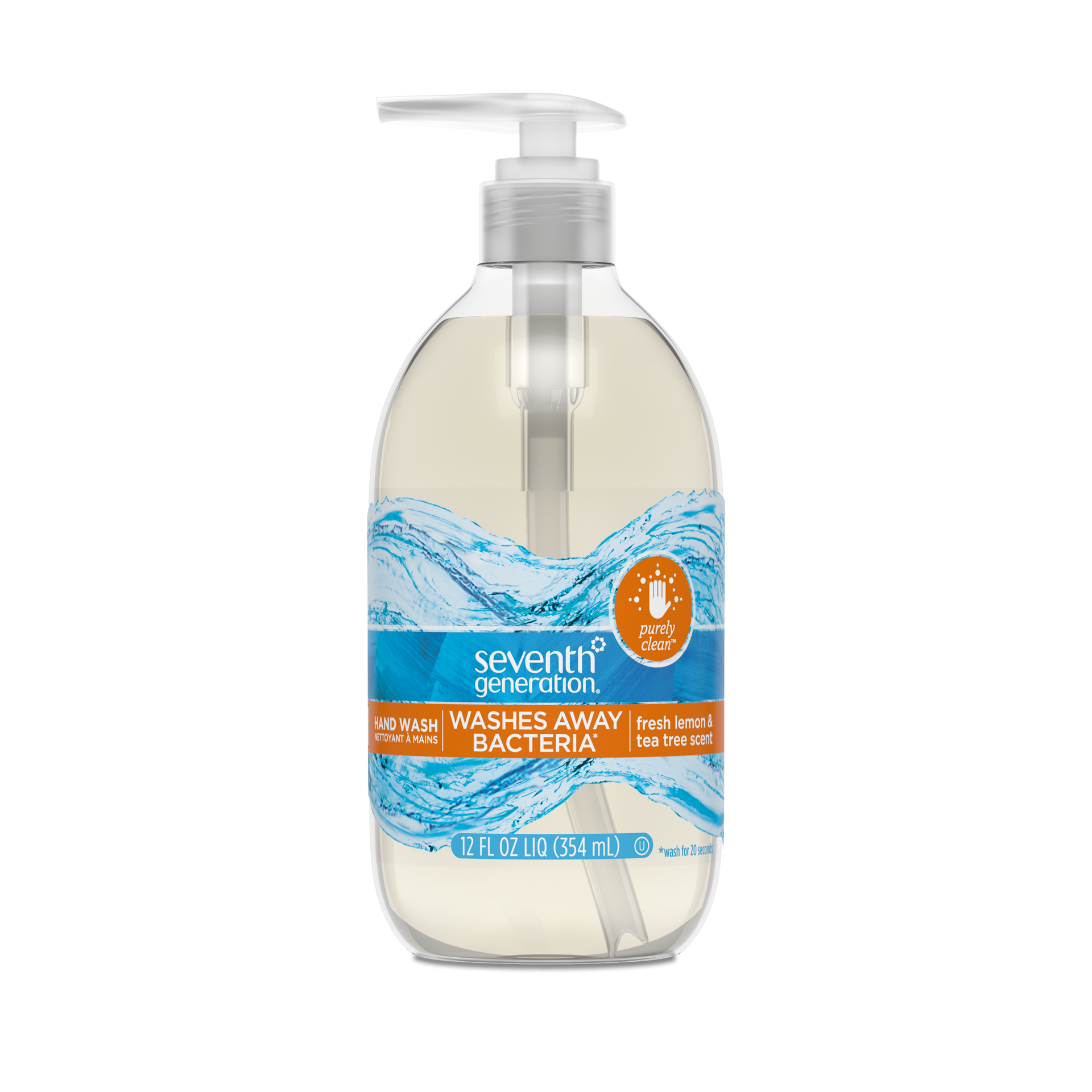 slide 1 of 6, Seventh Generation Hand Soap Fresh Lemon & Tea Tree scent, 12 oz, 12 oz