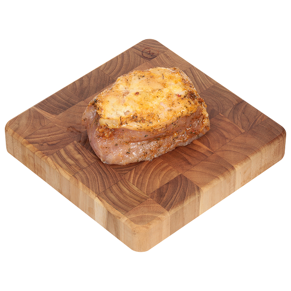 slide 1 of 1, L&B Lunds & Byerlys Butchers Kitchen Sweet Pineapple Stuffed Pork Chop, per lb