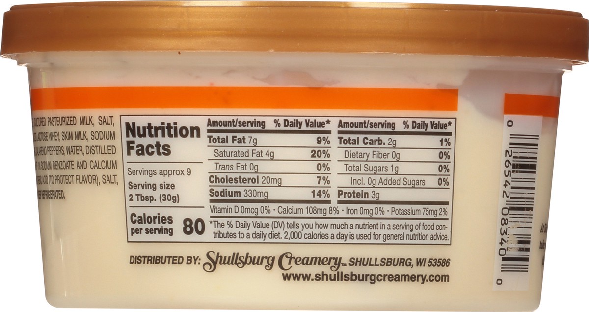 slide 14 of 14, The Brewster House with Jalapeno Peppers Mild Queso Mild Queso Cheese Dip 10 oz, 10 oz
