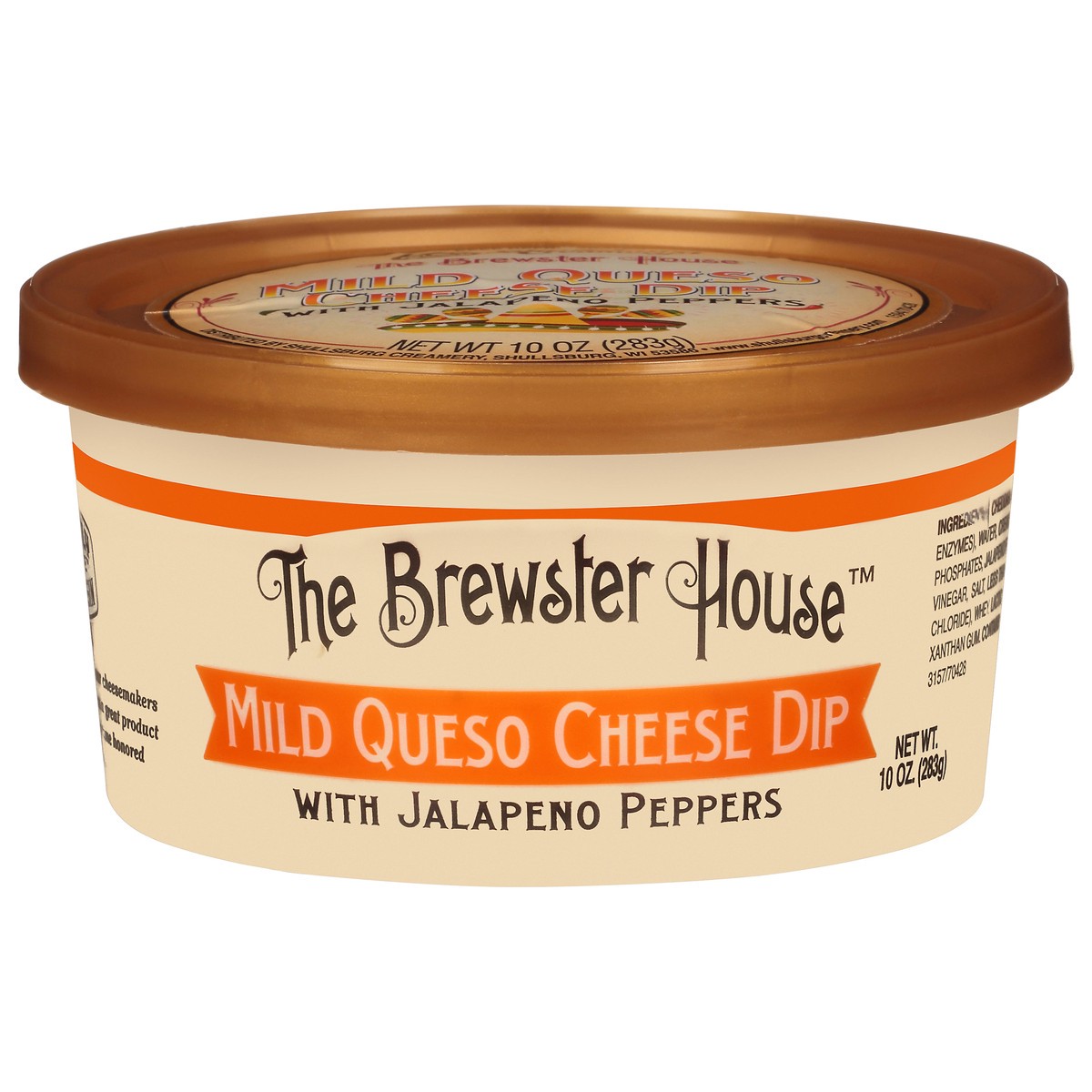 slide 11 of 14, The Brewster House with Jalapeno Peppers Mild Queso Mild Queso Cheese Dip 10 oz, 10 oz