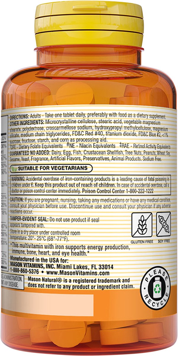 slide 10 of 10, Mini Multi Vitamins With Iron﻿, 100 ct
