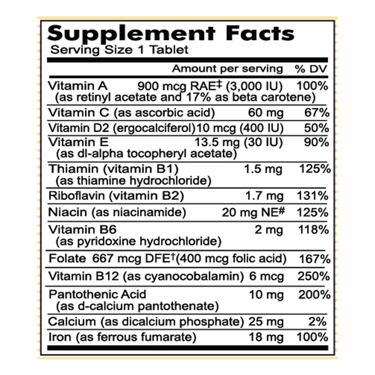 slide 5 of 10, Mini Multi Vitamins With Iron﻿, 100 ct