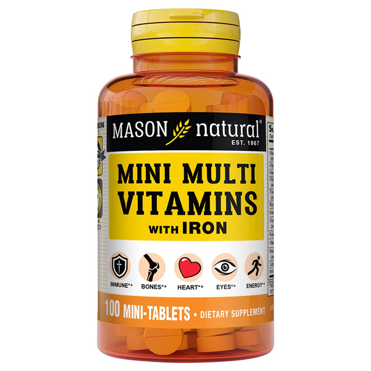 slide 8 of 10, Mini Multi Vitamins With Iron﻿, 100 ct
