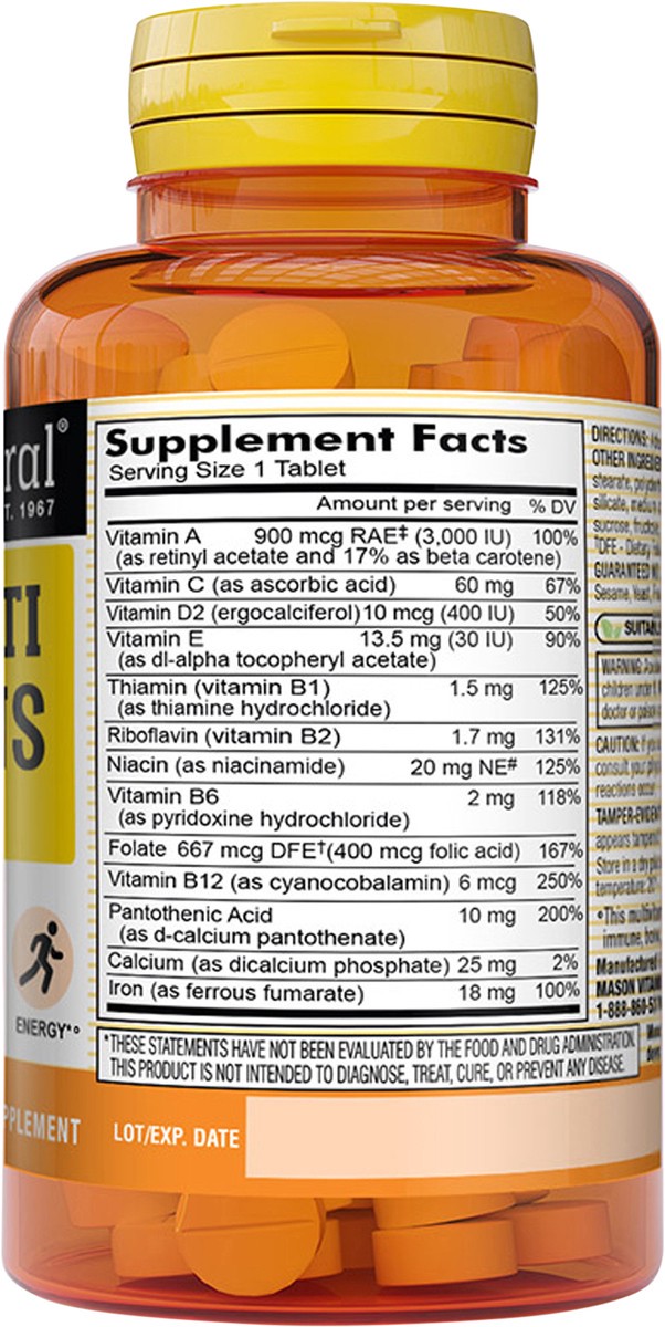 slide 4 of 10, Mini Multi Vitamins With Iron﻿, 100 ct