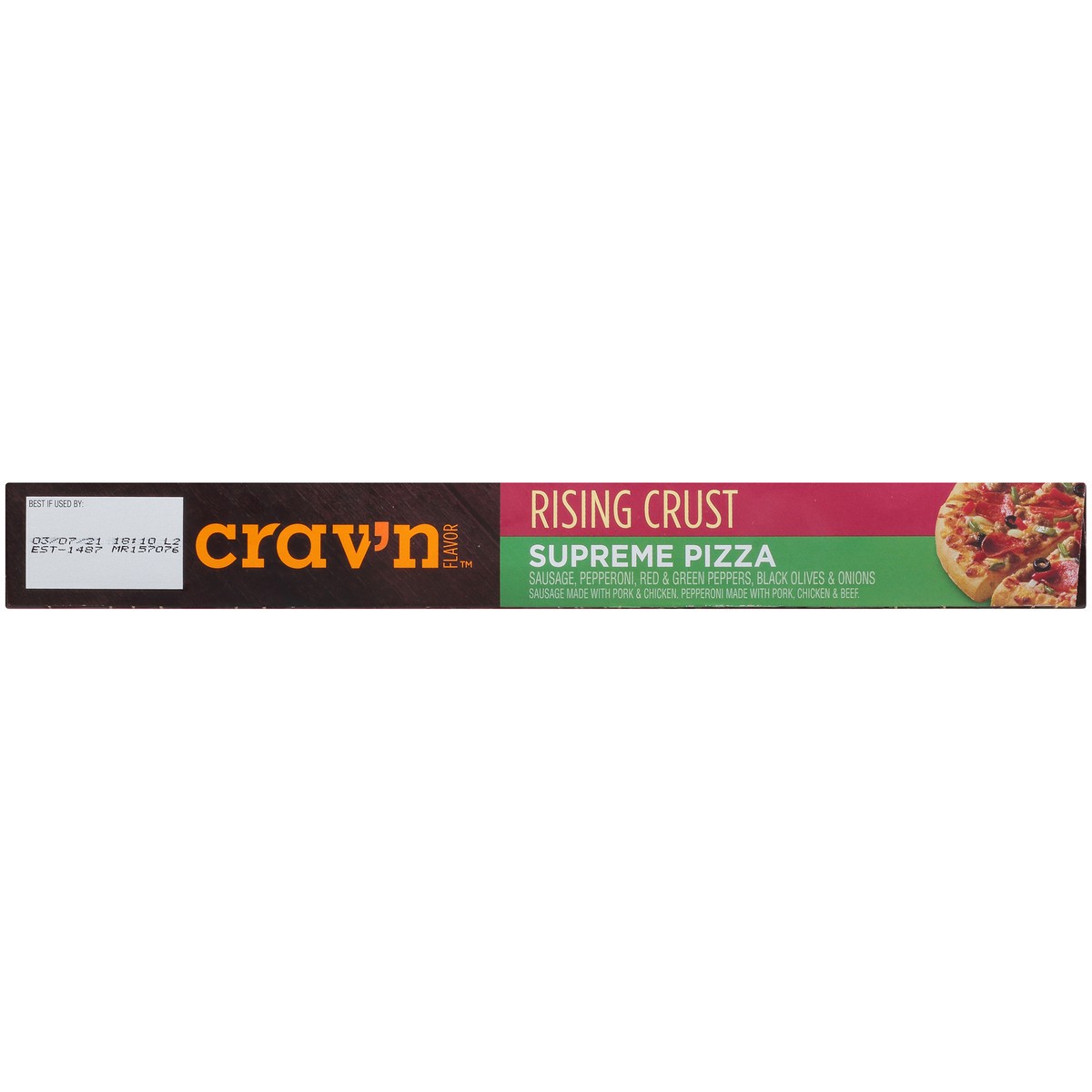 slide 8 of 10, Crav'n Flavor Cravn Rise Crust Sprme, 32.7 oz