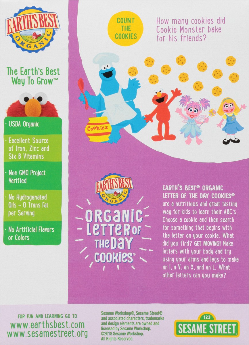 slide 7 of 11, Earth's Best Organic Oatmeal Cinnamon Letter Of The Day Cookies, 5.3 oz