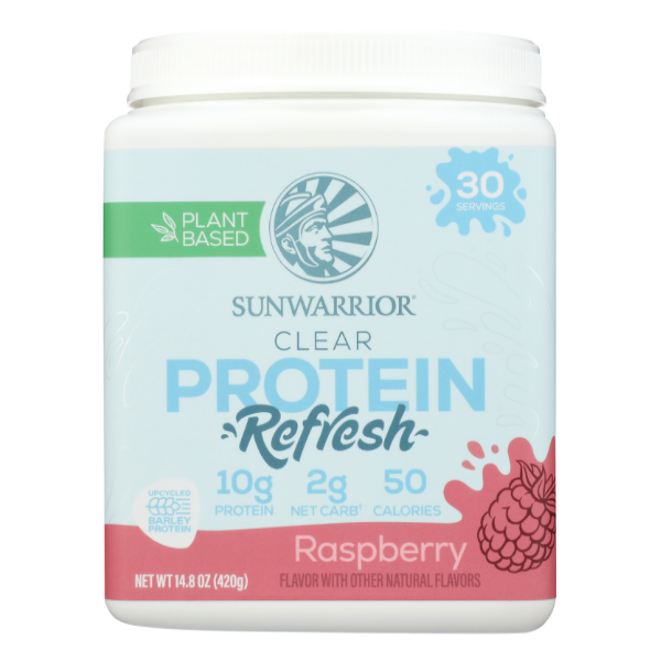 slide 1 of 1, Sunwarrior Clear Protein Raspberry, 420 gram