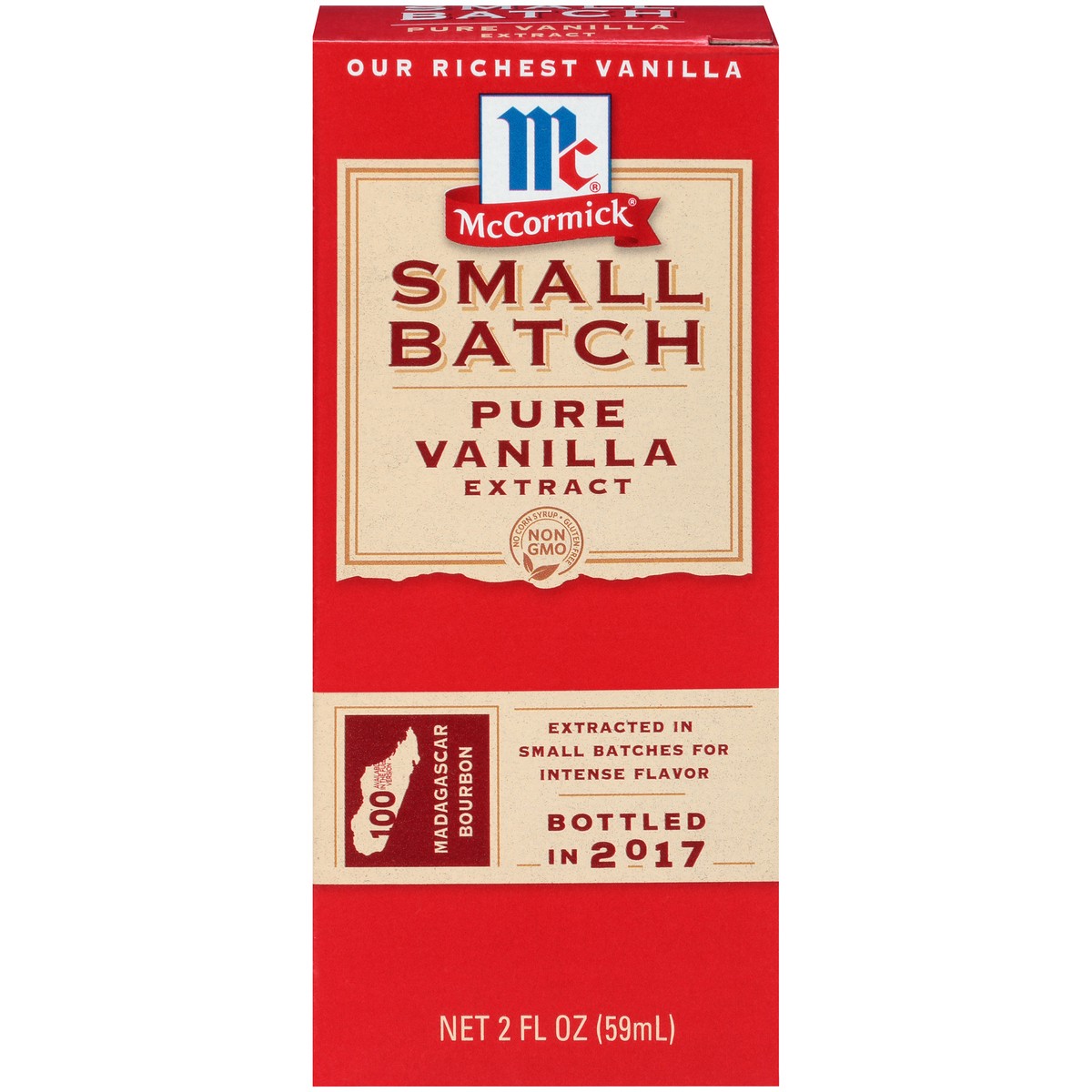 slide 1 of 9, McCormick Small Batch Pure Vanilla Extract, 2 fl oz