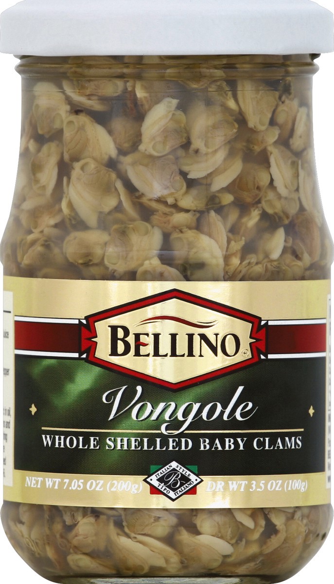 slide 2 of 2, Bellino Vongole Whole Shelled Baby Clams, 7.05 oz