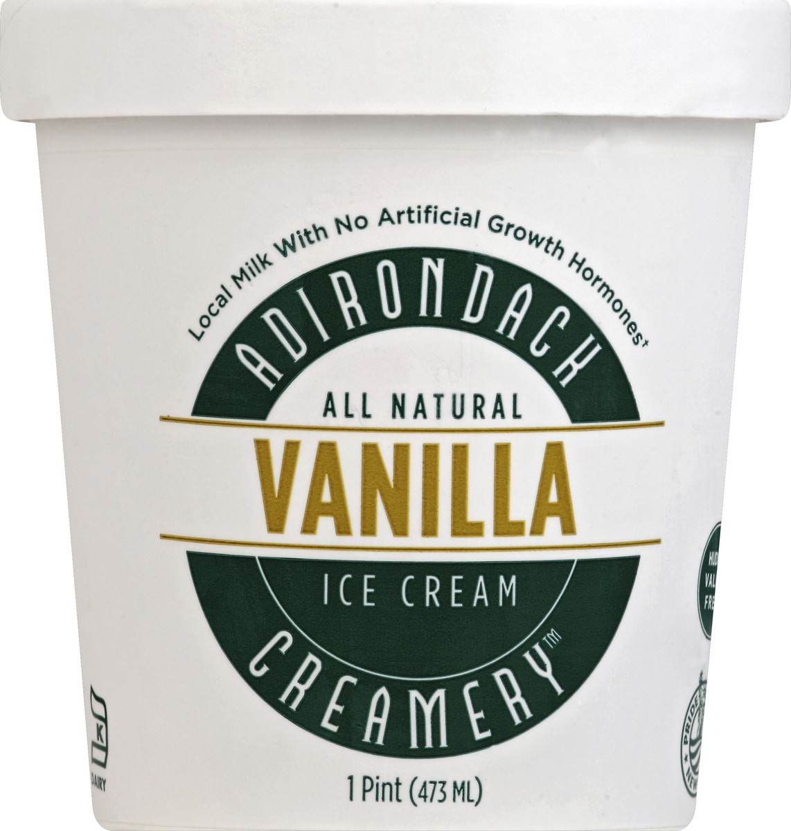 slide 2 of 3, Adirondack Creamery French Vanilla Ice Cream 14 fl oz, 14 fl oz