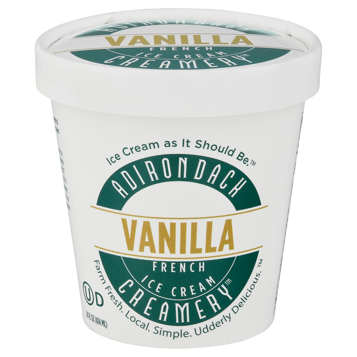 slide 1 of 3, Adirondack Creamery French Vanilla Ice Cream 14 fl oz, 14 fl oz