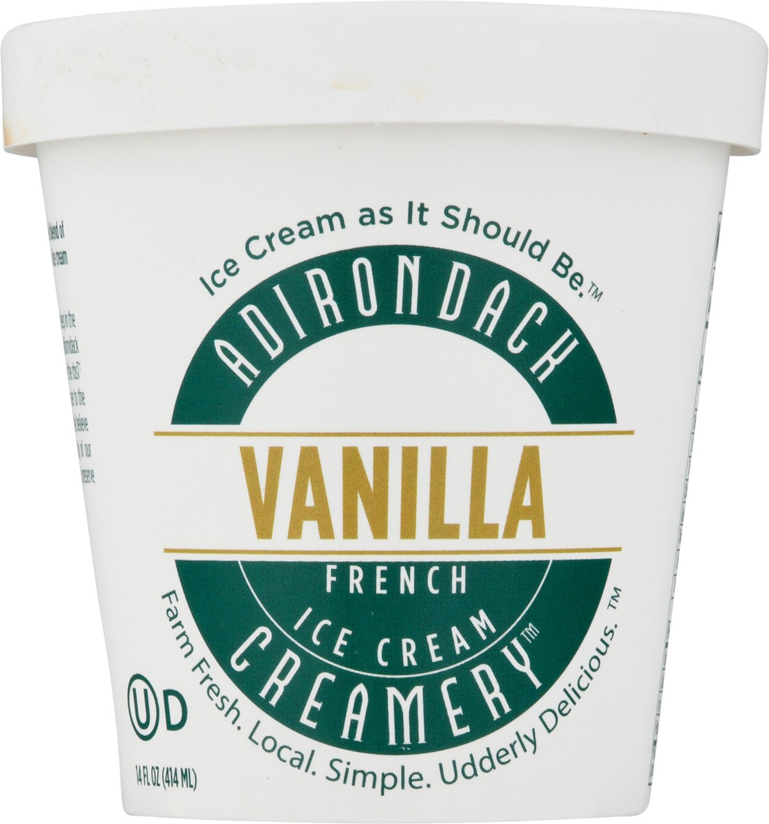 slide 1 of 3, Adirondack Creamery French Vanilla Ice Cream 14 fl oz, 14 fl oz