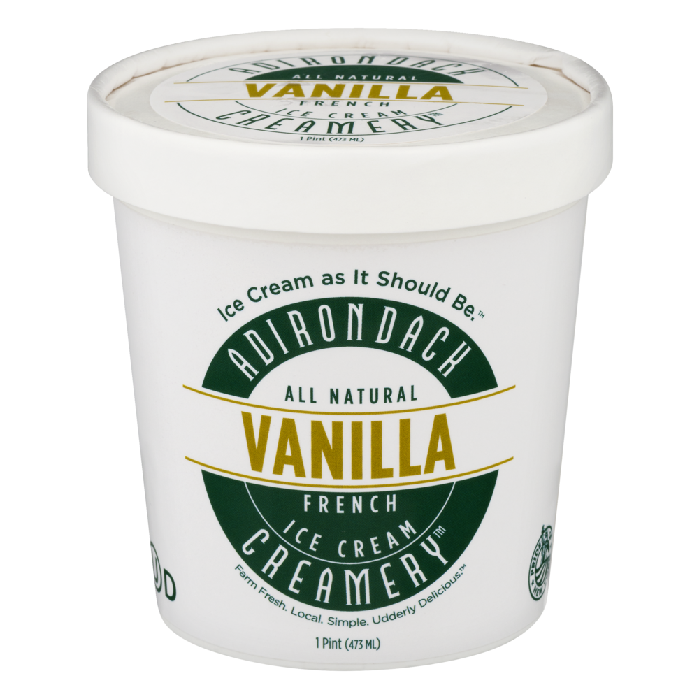 slide 1 of 1, Adirondack Creamery Vanilla Ice Cream, 16 oz