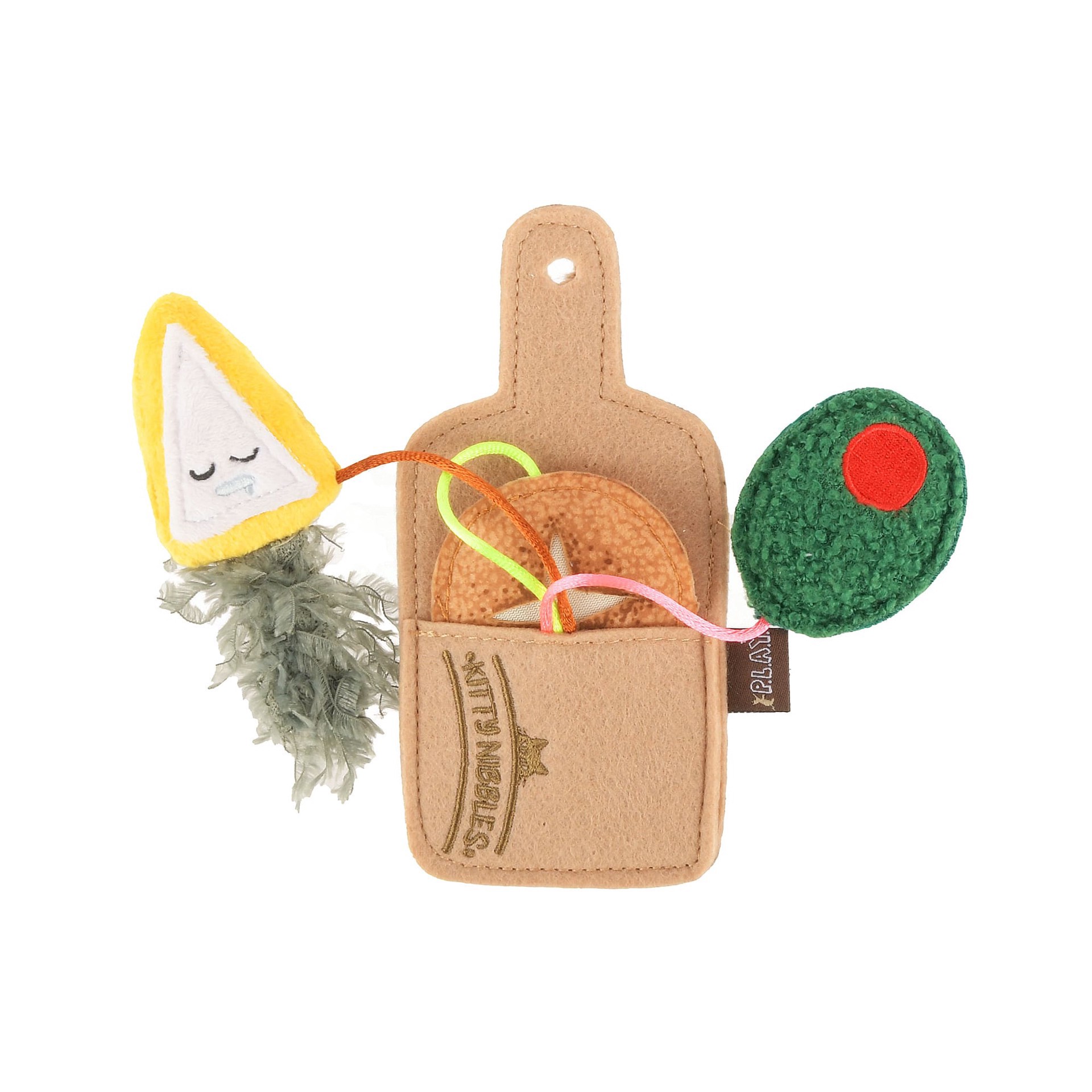 slide 1 of 1, P.L.A.Y PET LIFESTYLE Feline Frenzy Purrfect Pairings Cat Toy, Small, Pack of 3, SM