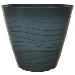 Marshall Pottery Aegean Seawave Resin Planter in Smokey Blue
