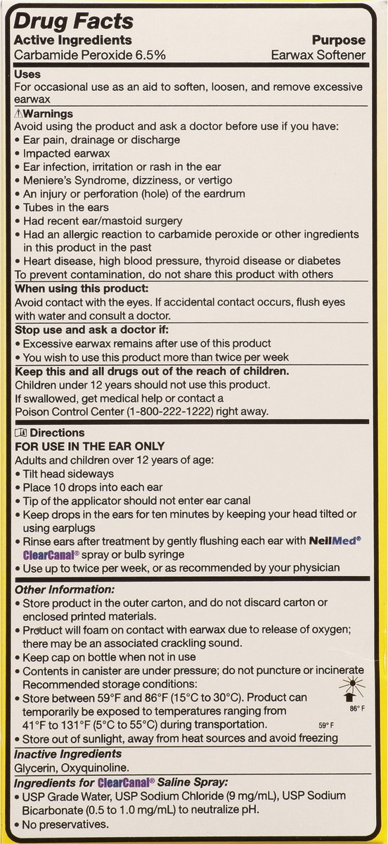 slide 4 of 9, NeilMed Clearcanal Dr. Mehta's Complete Kit Earwax Removal 7 1 ea, 1 ct