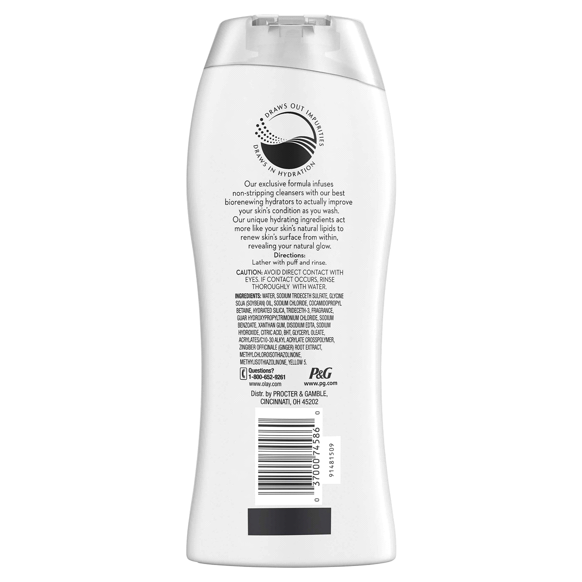 slide 3 of 5, Olay Cleansing Infusion Microscrubbing Crushed Ginger Hydrating Glow Body Wash, 22 fl oz