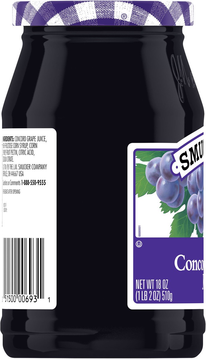 slide 6 of 8, Smucker's Concord Grape Jelly, 18 Ounces, 18 oz