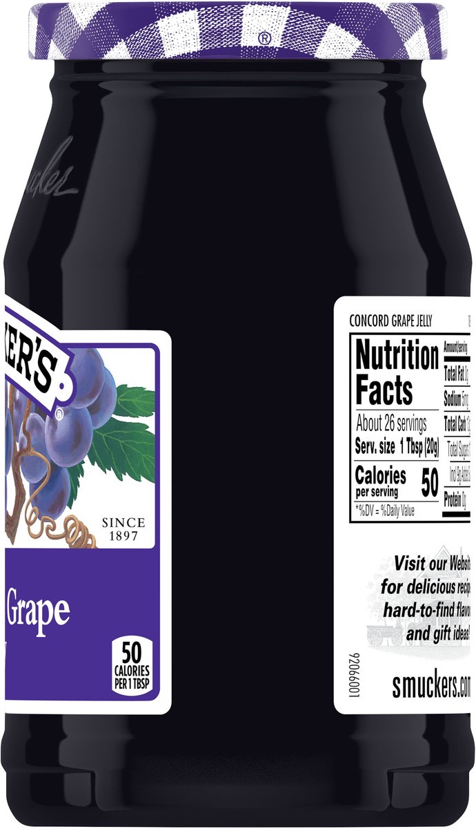 slide 7 of 8, Smucker's Concord Grape Jelly, 18 Ounces, 18 oz