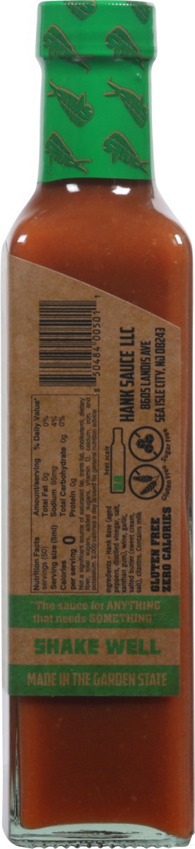 slide 8 of 9, Hank Sauce Cilanktro Hot Sauce 8.5 fl oz, 8.5 fl oz
