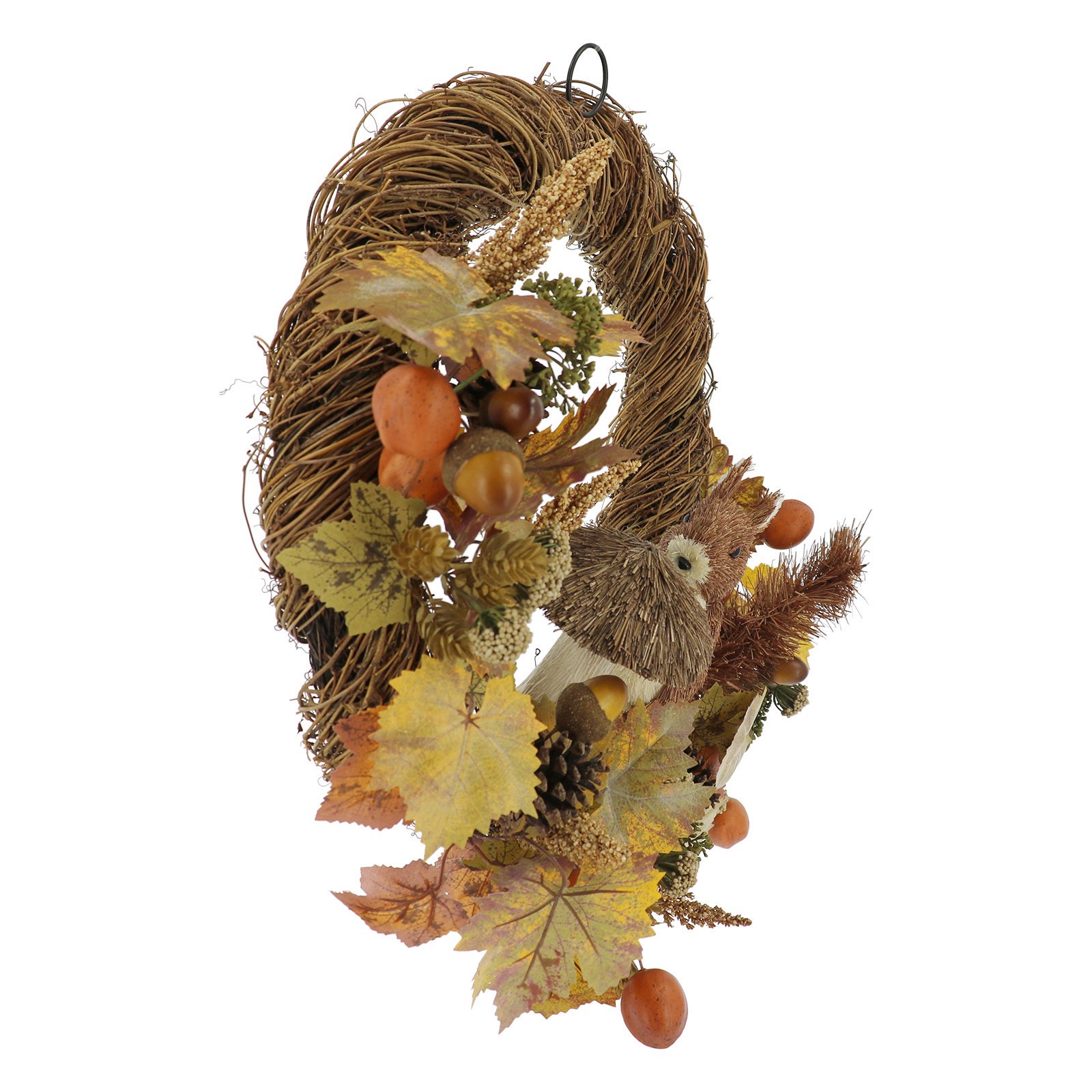slide 3 of 3, 22" Designer Premium Floral Squirrel & Mushroom Wreath By Ashland, 22 in x 6 in x 22 in