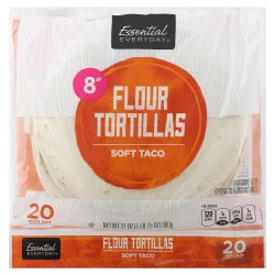 Essential Everyday Flour 8" Tortillas 20Ct