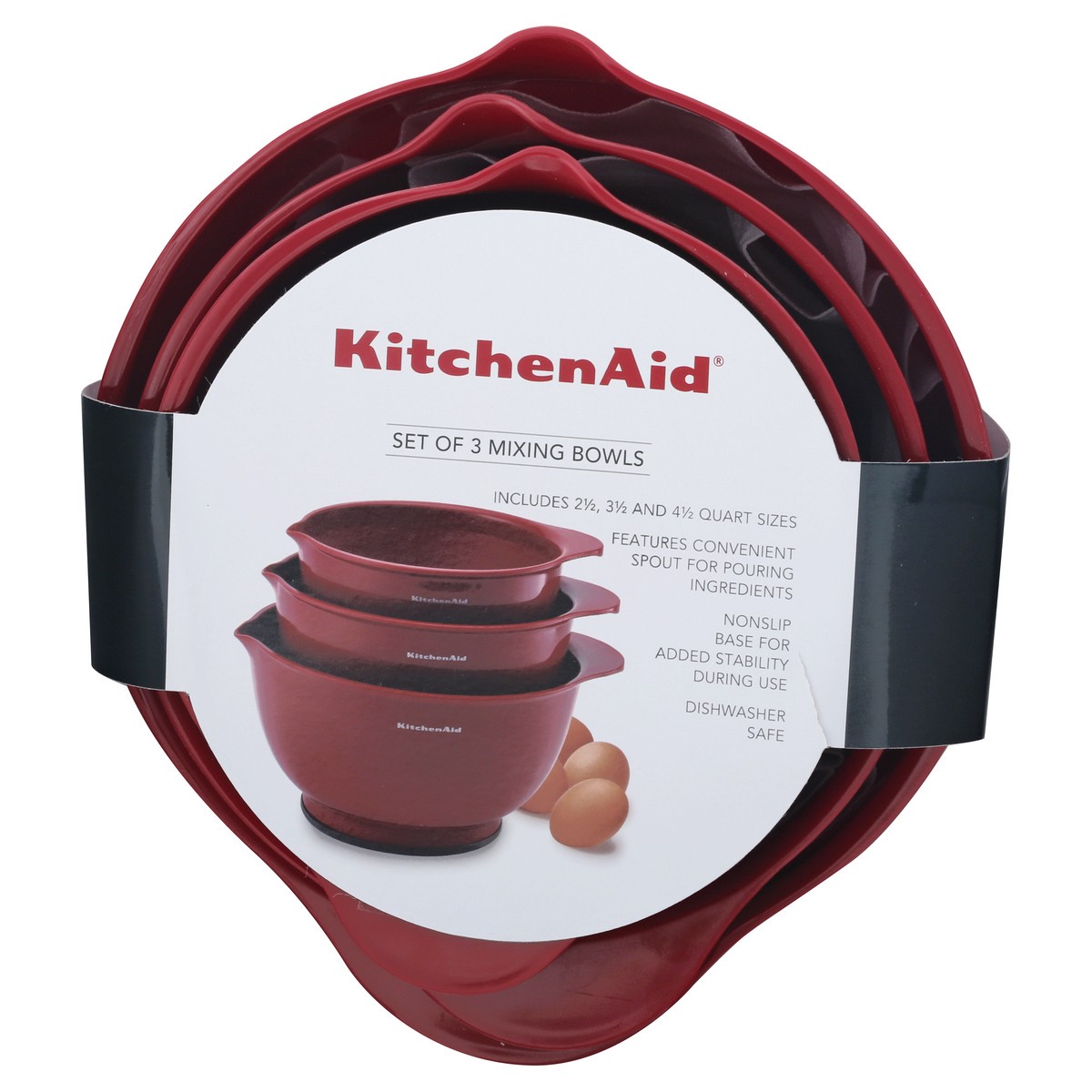 slide 3 of 9, KitchenAid Set of 3 Mixing Bowls 1 ea, 1 ea